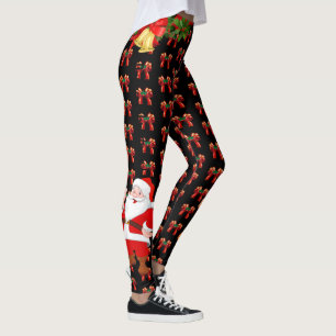 Weihnachten-Leggings Weihnachtsfarbe Leggings