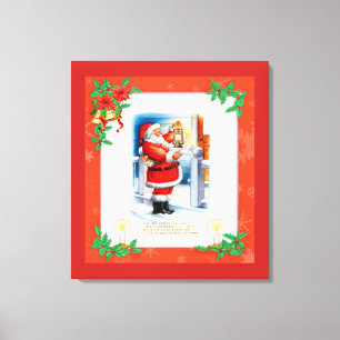 Weihnachten Leinwanddruck
