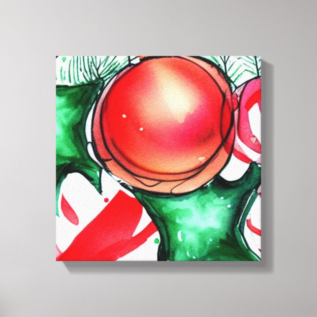 Weihnachten Leinwanddruck (Vorderseite)