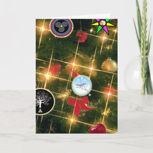 Weihnachten - leuchtendes Weihnachten (Vorderseite)