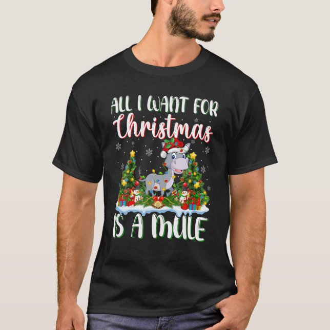 Weihnachten leuchtet Weihnachten Alles, was ich zu T-Shirt (Vorderseite)