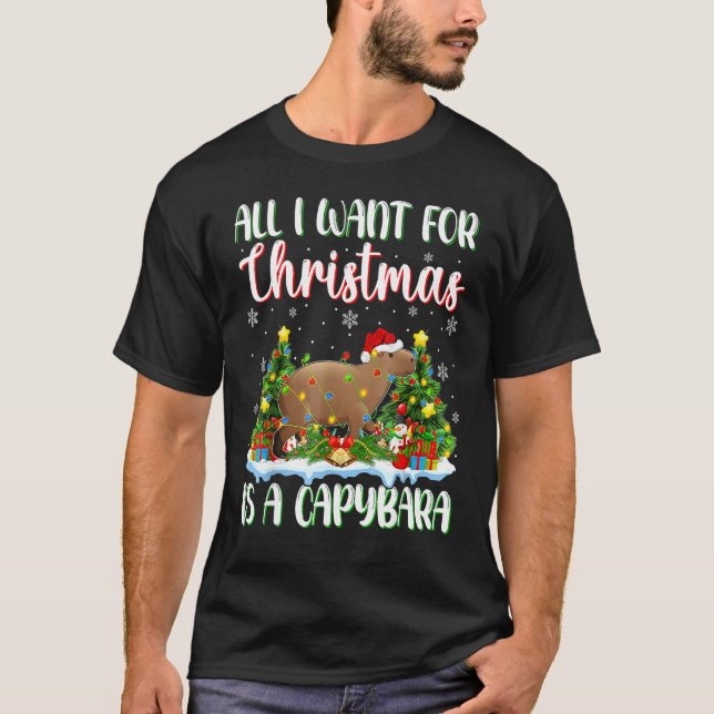 Weihnachten leuchtet Weihnachten Alles, was ich zu T-Shirt (Vorderseite)