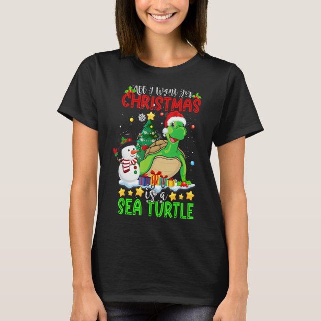 Weihnachten leuchtet Weihnachten Alles, was ich zu T-Shirt (Vorderseite)