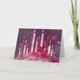 Weihnachten leuchtet Weihnachtskarten durch