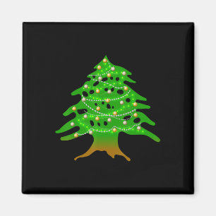 Weihnachten Libanesischer Baum Libanon Fahne Weihn Magnet