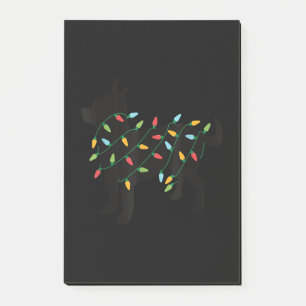 Weihnachten Lichter chihuahua niedliche Geschenke Post-it Klebezettel