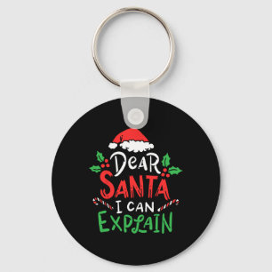 Weihnachten Liebe Santa I kann den lustigen Weihna Schlüsselanhänger