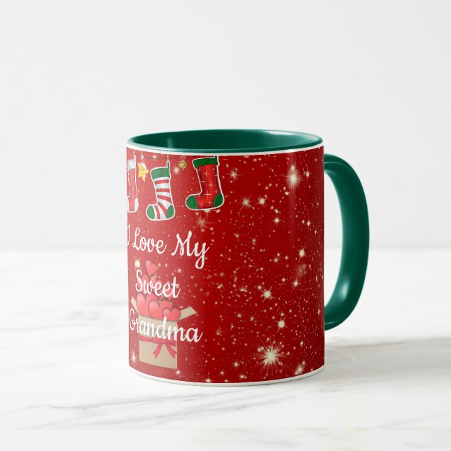 Weihnachten, Liebe Süße Oma Tasse (VorderseiteRechts)
