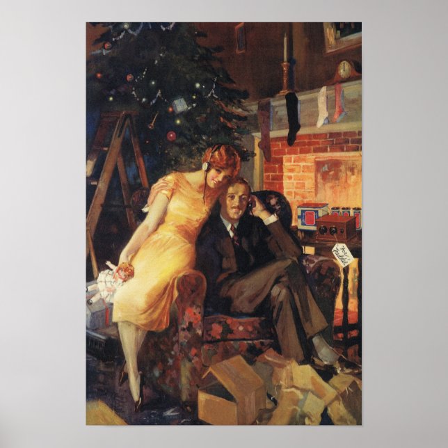 Weihnachten, Liebe und Romantik Poster (Vorne)