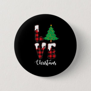 Weihnachten Liebe Weihnachtsbaum Button