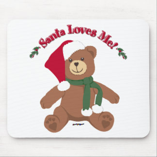 Weihnachten Lieben! Christmas Teddy Bear Mousepad