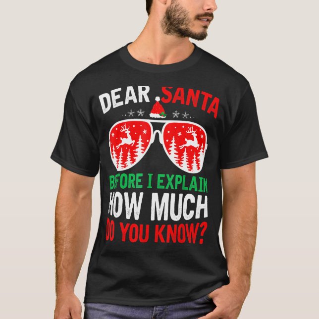 Weihnachten lieber Weihnachten, bevor ich erkläre, T-Shirt (Vorderseite)