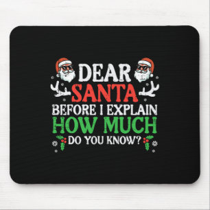 Weihnachten liebt Weihnachten, wie viel kennst du Mousepad