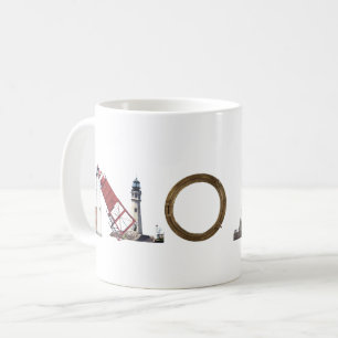 Weihnachten Lighthouse Tasse