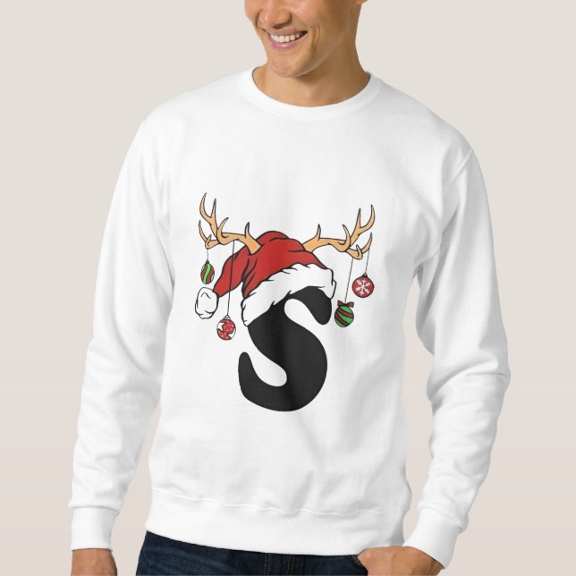 Weihnachten Logo Design phantastisch Sweatshirt. Sweatshirt (Vorderseite)