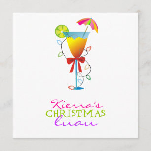 Weihnachten Luau des Paradies-311-Tropical Einladung