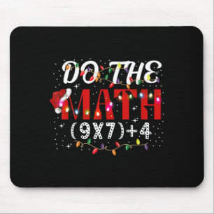 Weihnachten Lustig Mach die Mathe-Meme (9x7)+4 Ges Mousepad