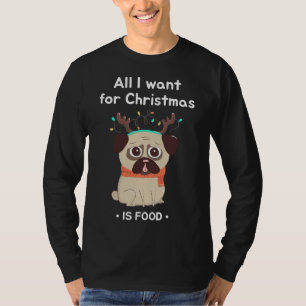 Weihnachten lustiger Mops Klassischer T - Shirt 35