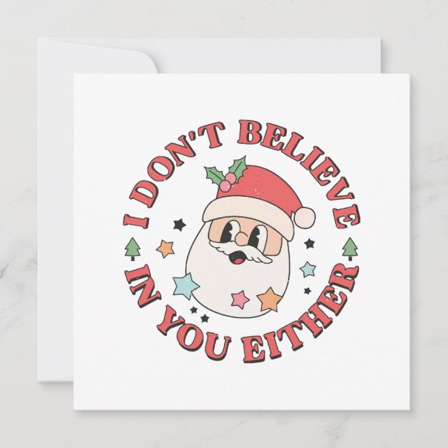 Weihnachten Lustiger Santa  (Vorderseite)