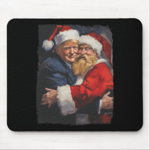 Weihnachten Lustiger Trump Santa Claus Retro Vinta Mousepad