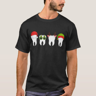 Weihnachten, lustiger Zahn Zahnspender mit T-Shirt