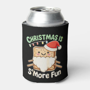 Weihnachten macht mehr Spaß Santa Hut Camping Xmas Dosenkühler
