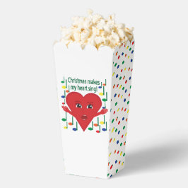 "Weihnachten macht mein Herz singen" Gesangsherz Geschenkschachtel