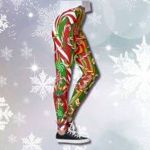 Weihnachten mag ich süße Leggings Rote Grüne Ameis