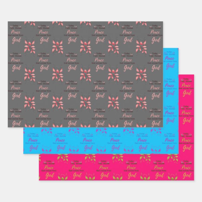 Weihnachten, Magie, fröhlich, hell, Urlaub, Jahres Geschenkpapier Set (Set)