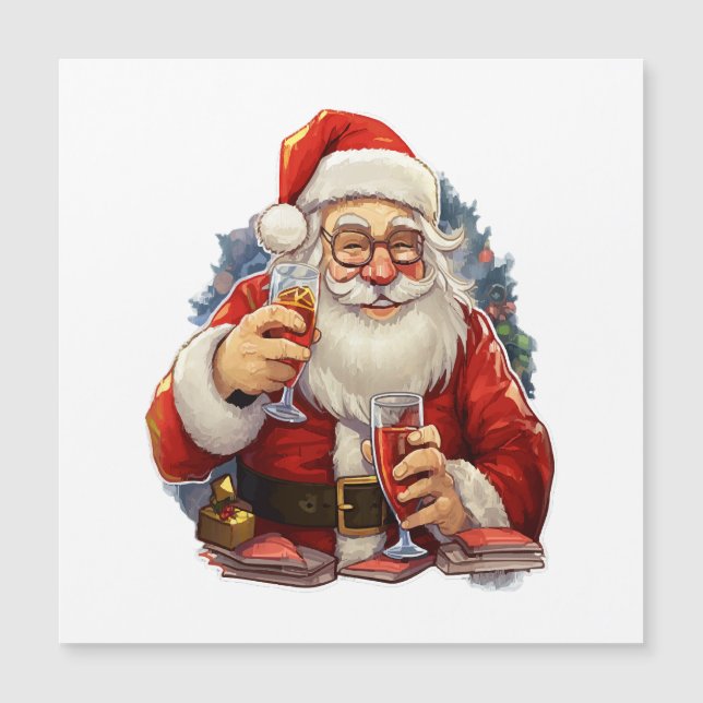 Weihnachten Magnetkarte (Vorderseite)