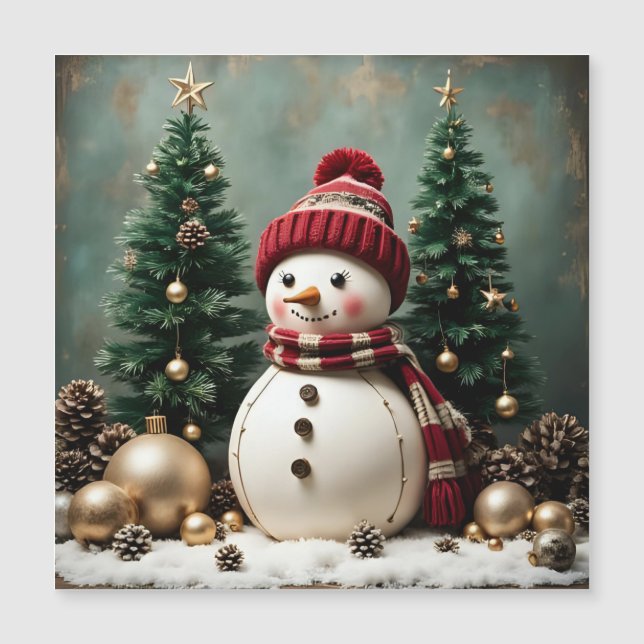 Weihnachten - Magnetkarte (Vorderseite)