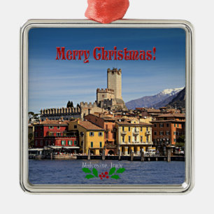 Weihnachten - Malcesine, Italien Ornament Aus Metall