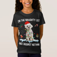 Weihnachten maltesischen Hund nicht aughty List un