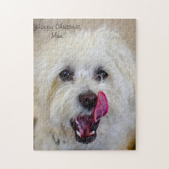 Weihnachten Mama. Puzzle (Vertikal)