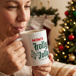 Weihnachten Mamas URKOMISCHES Rot/ Grünes Zauberl Kaffeetasse