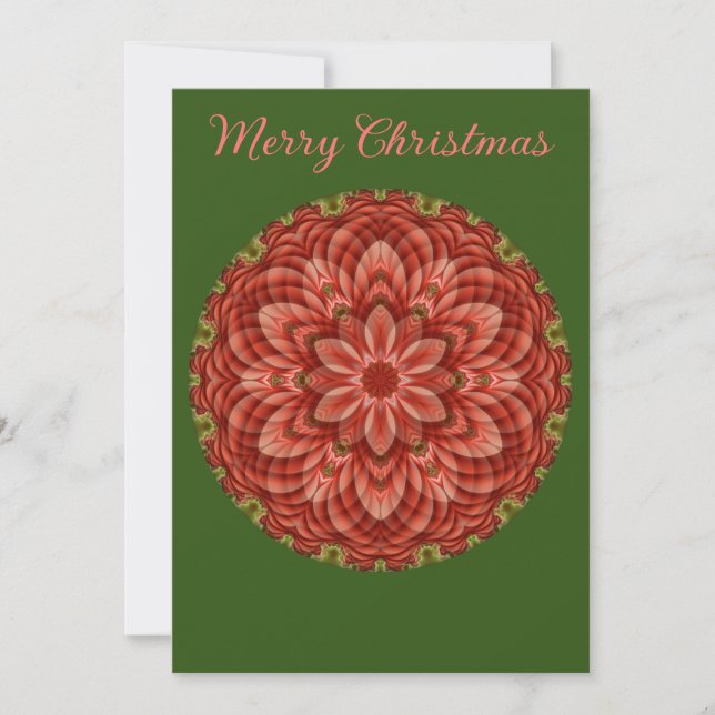 Weihnachten Mandala (Vorderseite)