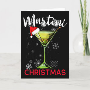 Weihnachten Martini Schwanz Happy Hour Fun Drink G Karte
