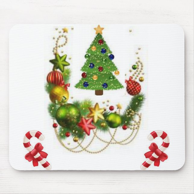 Weihnachten-Mauspad Mousepad (Vorne)