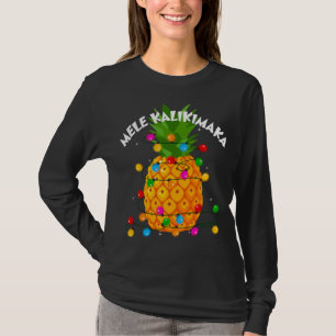Weihnachten Mele Kalikimaka Ananas Lover Hawaii X T-Shirt