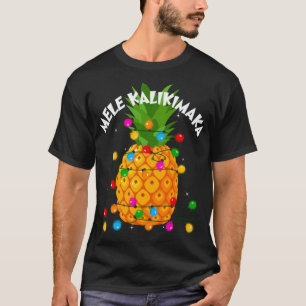 Weihnachten Mele Kalikimaka Ananas Lover Hawaii X T-Shirt