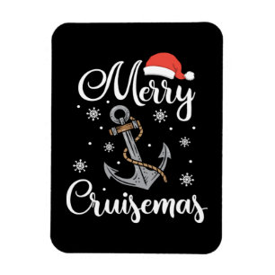 Weihnachten Merry Cruisemas Urlaub Kreuzfahrt Gesc Magnet