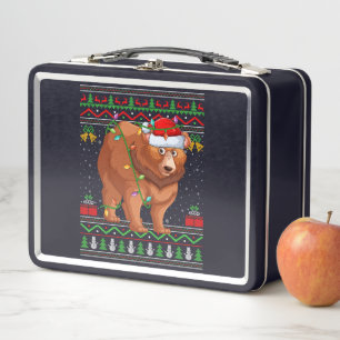 Weihnachten Metall Brotdose