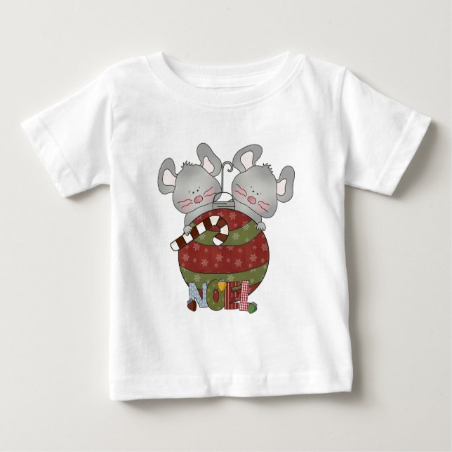 Weihnachten Mice Holiday T - Shirt und Geschenke (Vorderseite)