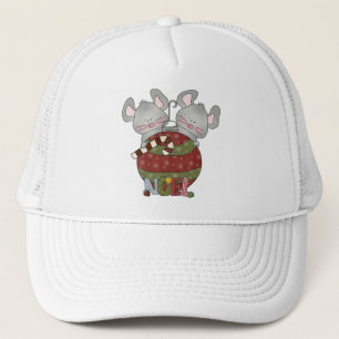 Weihnachten Mice Holiday T - Shirt und Geschenke Truckerkappe