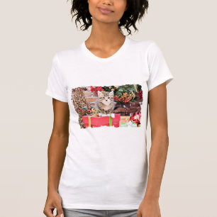 Weihnachten - Miezekatze-Katze - Monki T-Shirt