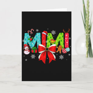 Weihnachten Mimi Coquette Schleife Mimi Weihnachte Karte