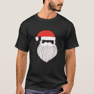Weihnachten Minimalistisch Moderner Weihnachtsmann T-Shirt