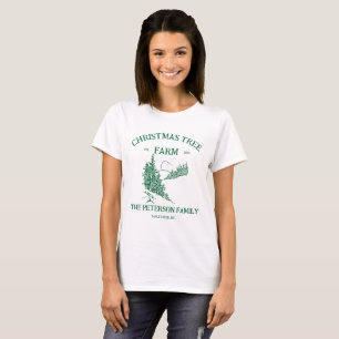 Weihnachten Minimalistischer Feiertag T-Shirt