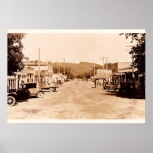 Weihnachten Missouri Main Street Poster