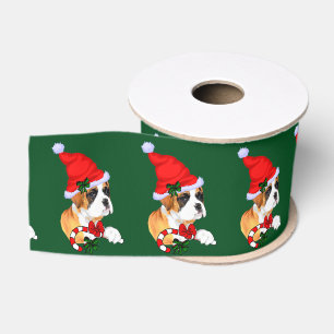Weihnachten mit Boxerhund Ripsband